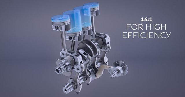 The VC-Turbo engine in the 2019 Infiniti QX50 can adjust its compression ratio to optimize power and efficiency