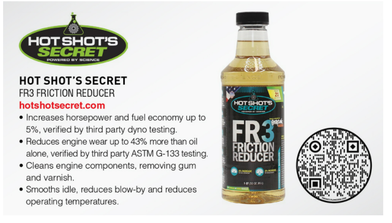 hot shots secret fp3 friction reducer