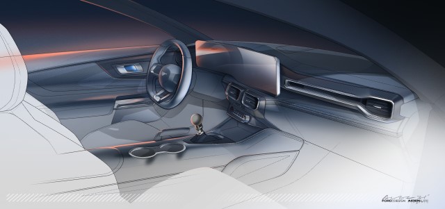 ford mustang interior