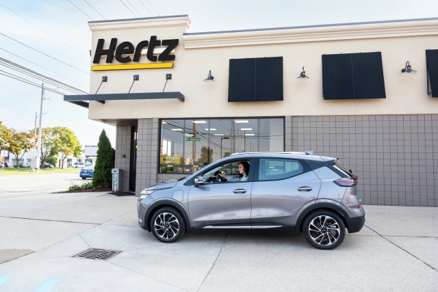 general motors hertz ev rentals