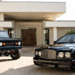 Simon Cowell's Bentley and Bronco at Barrett-Jackson